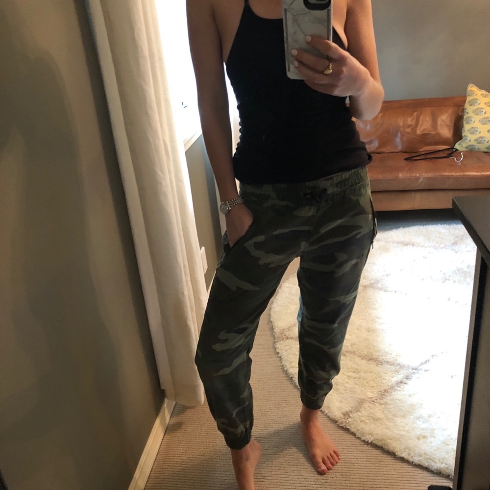 Artizia camo drawstring pants